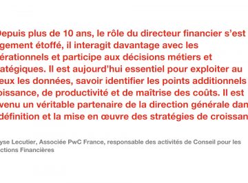 Les priorités 2019 du directeur financier